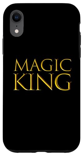 Magic King Magic Set Idea de Regalo para Hombres y niños Disfraz de Mago Carcasa para iPhone XR