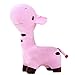 Peluche a forma di giraffa, di grandi dimensioni, peluche a forma di giraffa, morbido cuscino per bambini (rosa, 40 cm)