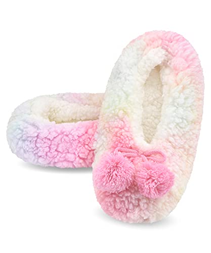 Image of Keyela Women Cozy Warm Slipper Socks, Non Slip Gripper Indoor House Socks | Soft warm cozy fabric, gripper anti-slip bottom for bedroom, lounge and all indoor daily use