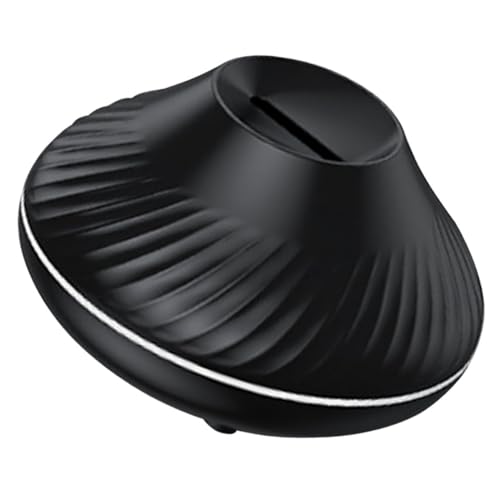 Toyvian Difusor De Aroma Humidificador Efecto Llama Simulada, 1 Unidad, Color Negro, Tecnología De Doble Nivel De Brillo, para Dormitorio y Oficina, Difusor De Aceites Esenciales para Aromaterapia