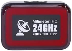 Bike Radar Tail Light with 24GHz Radar Detection, Active Alert & ...