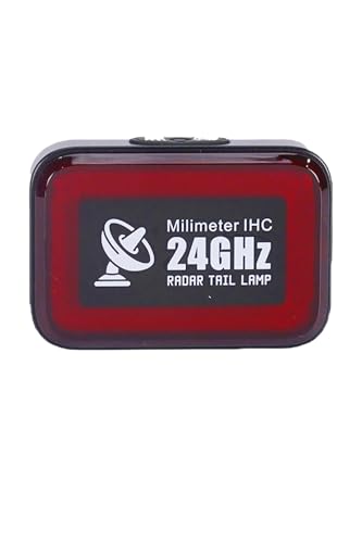 Bike Radar Tail Light with Radar Detection and 500m Visibility