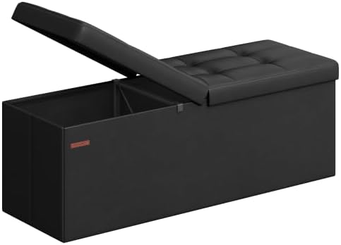 SONGMICS MAZIE Collection - 43 Inches Storage Ottoman Bench with ...