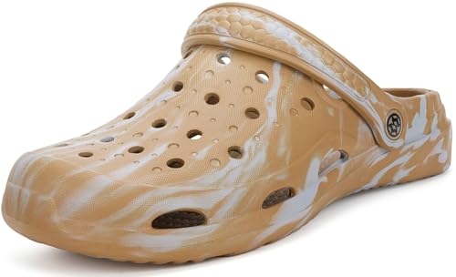 �����Y ���f�B�[�X �K�[�f���N���b�O�V���[�Y �A�[�`�T�|�[�g�t�� ���j �K�[�f�j���O �X���b�|�� �T���_�� �r�[�` �X���b�p �V���[�Y �N���b�O, �J�[�L, 9.5-10.5 Women/8-9 Men