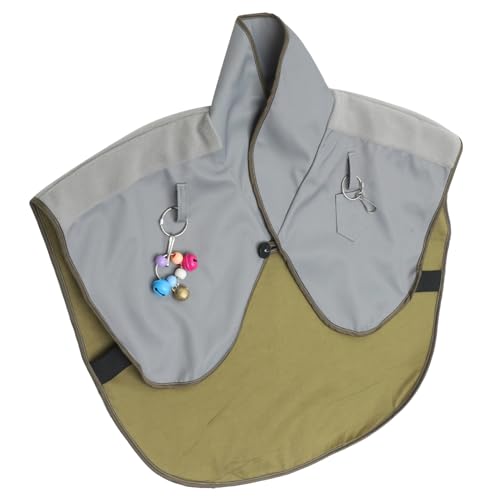 WOONEKY Cotton Cover Waterproof Bird Shoulder Pad -Scratch Shawl for Training Birds
