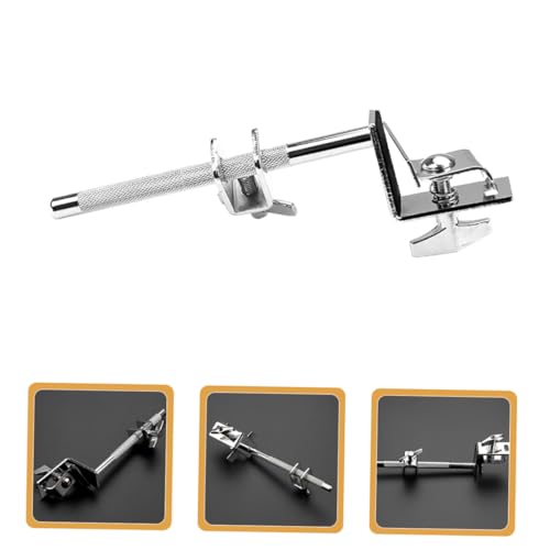 VOSAREA sujetador de platillo para bombo de batería, soporte para cowbell, clip 154mm para hardware de percusión miniatura 6