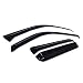 Topline Autopart Smoke Window Visors Deflector Vent Shade Guard 4 Pieces For 02-09 Chevy Trailblazer/GMC Envoy