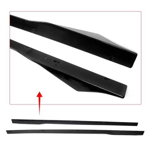 Faldones laterales para Serie 8 G16 M8 M850i 2019 de fibra carbono negro brillante automovil 2