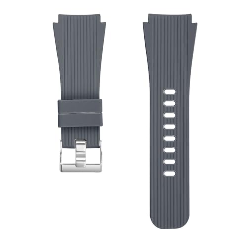 YGUK0J Correa de Silicona Compatible con Samsung Galaxy Watch 3 45mm Smartwatch Correas Oficiales Accesorios Compatible con Galaxy Watch 46mm Gear S3 22mm(Deep Gray,Other 22mm)