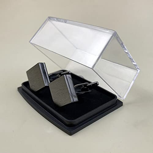 Image of S&W Wedding Cufflinks for Men Cuffs with Gift Box Business for Tuxedo Shirt