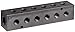 Polyconn PCM30-250R-06B 90 Degree Black Anodizing Aluminum Manifold, 1/2" NPT Female x 1/4" NPT Female, 6 Stations