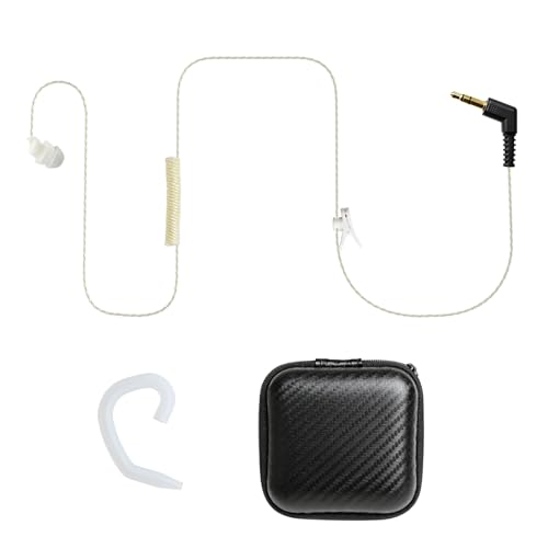 Auricular estilo FBI de 3,5 mm para comunicación discreta en vigilancia y escoltas