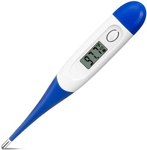 LCD Digital Thermometer, Oral Digital Thermometer Portable Fast Readings Temperature Meter with Accurate
