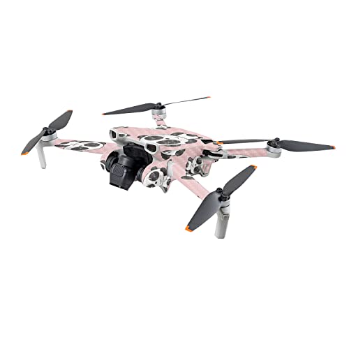 Image of MightySkins Carbon Fiber Skin Compatible with DJI Mini 3 - Panda Hello | Protective, Durable Textured Carbon Fiber Finish | Easy to Apply | Made in The USA