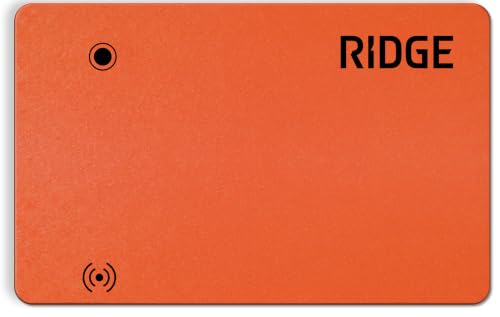 Image of Ridge Tracker Card Compatible with Apple Find My, Compatible with Android Slim Tracking Card - Wallet Finder, Item Locator for Luggage Tags, Passports, Phone - MFi Certified, IP68 Water Resistance