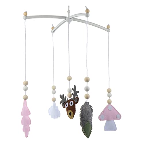 ERINGOGO 3個 こども手作り風鈴 ウィンドチャイム キッズプレイセット フェルトベビーモビール ベビーベッドペンダント ベビーベッドモバイル おもちゃ 保育園 オーナメント 幼児 感じた