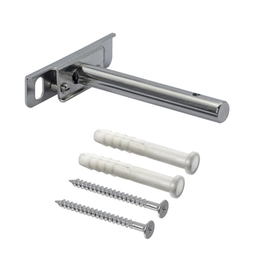 Preisvergleich Produktbild Stahlia Regalbodenträger 10cm Tablarträger unsichtbar Metall (1 Stück) verdeckte Regalhalterung Regalbrett Halterung Wandhalterung Regal Wandregal schwebend
