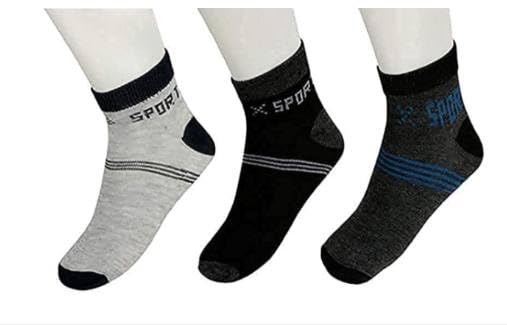 Image of 12 Pairs of Sports Cotton Ankle Length Socks for Men