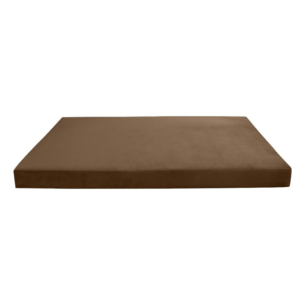 Cover ONLY Twin-XL Knife Edge Velvet Indoor Daybed Mattress 80