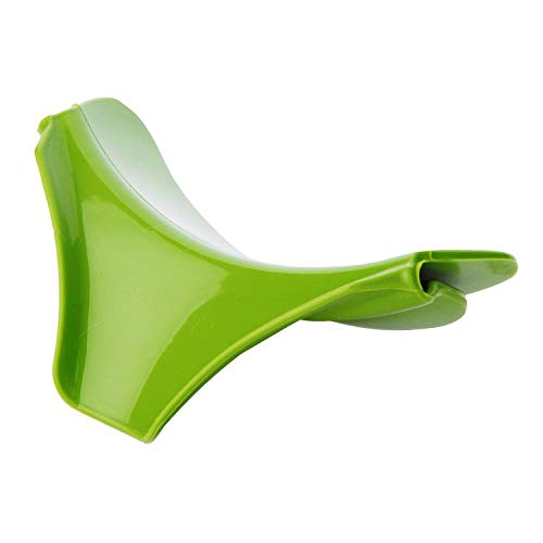 Pour Soup Funnel Anti-derrame Utensilios de Cocina Edge Deflector, Buena flexibilidad Diseño de curvatura Material de Silicona de Grado alimenticio fácil de Usar, para Utensilios de ollas Cover