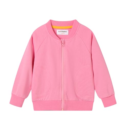 Mud Kingdom Little Boys Bomber Jackets Fashion Full Zipper Cotton Casual