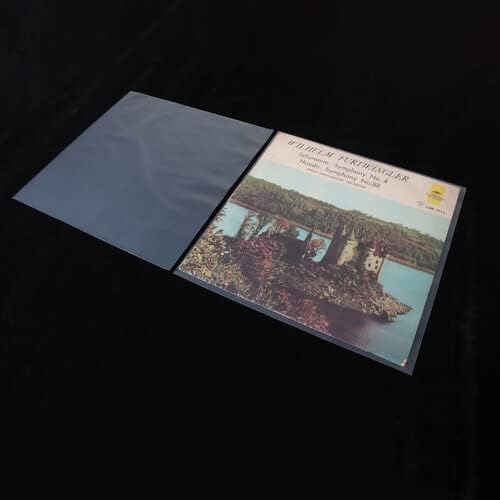 Miniatura 5 de Vinyl Styl Fundas exteriores de 12 pulgadas, fácil de abrir, 500 unidades a granel (transparente)