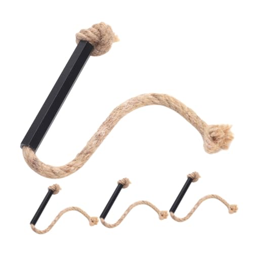 CIMAXIC Camping Essential: Fire Starter Rope Beeswax Twine 4 Pack for Outdoor Activities and Emergencies