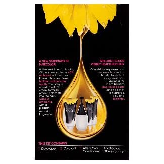 Garnier Olia Oil Powered Permanent Color, Medium Brown [5.0] 1 ea (Pack of 4)