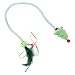 Giocattolo del Tubo rimbalzante del Gatto, Giocattolo del Tubo del Gatto Piuma di Peluche Divertente Flessibile per Forniture Natalizie per Gatti