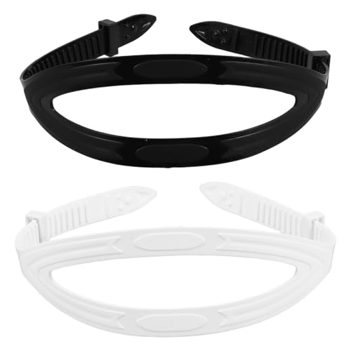 BESPORTBLE Mask Strap: 2Pcs Universal Silicone Replacement Mask Strap - Swimming Goggles Glasses Silicone Head Band Parts Accessories for Diving Swim Snorkeling