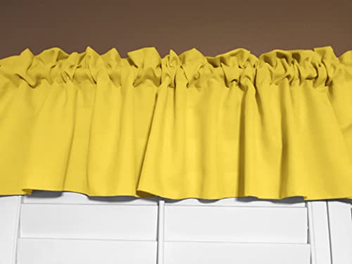 Zen Creative Designs Solid Poplin Window Valance 58 Inch Wide