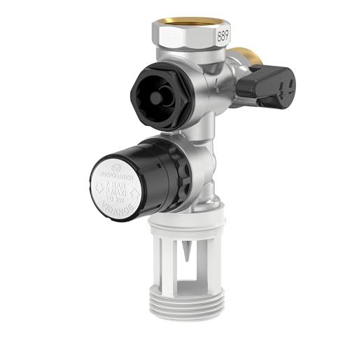 COMAP Groupe de sécurité 889 siège Inox droit pour chauffe eau, cumulus - 20x27 ou 3/4