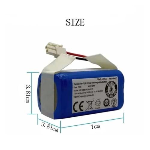 Batería de litio para robot aspirador M26-4S1P de 14,4V recargable de 2600mah 5