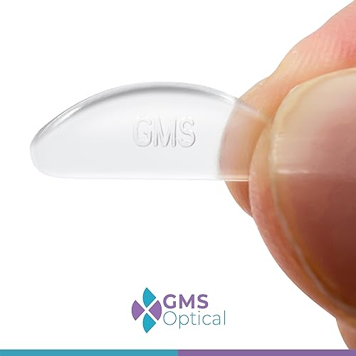 Gms Optical GMS23259 1.3Mm Ultra-Thin / 18Mm Long Length - Anti-Slip Adhesive Contoured Silicone Eyeglass Nose Pads thumb #2