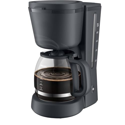 Image of (𝟏𝟎 𝐘𝐄𝐀𝐑𝐒 𝐖𝐀𝐑𝐑𝐀𝐍𝐓𝐘 Drip Coffee Maker 1.2 Liter Capacity, Brew Up to 10 Cups, Glass Carafe Coffee Machine with Auto Shut-Off and Keep Warm Function for Home & Office