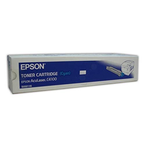 Toner cyan Epson Aculaser C 4100 PS d'origine S050146 pour des impressions laser précises