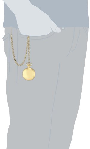 Charles-Hubert, Paris Gold-Plated Mechanical Pocket Watch, yellow, Mechanical