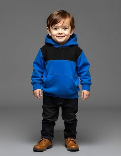 Image of Stylish Kids Sweatshirt Pack of 2 (KL-SW52RBBL-SW54LMWH)