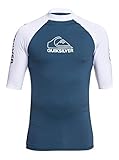 __Coupe :__ coupe ajustée Quiksilver™ on Tour - Lycra Manches Courtes UPF 50 - Homme - XL - Bleu