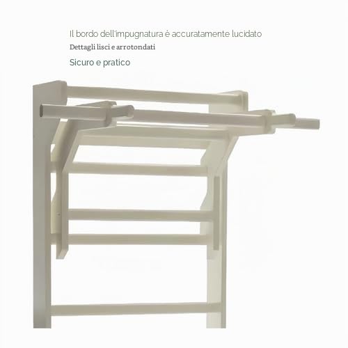 Barra da ginnastica da parete per stretching ed esercizio efficaci, perfetta per palestre domestiche e sessioni di fisioterapia per tutte le età