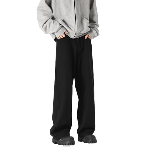 Men's American Retro Straight Leg Denim Jeans for Summer