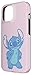 Disney Lilo & Stitch Fluffy Cute Pose Stitch Case for iPhone 15
