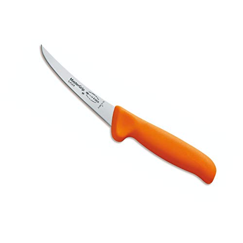 Friedr Dick F. Dick 5 Inch Boning Knife, Semi Flexible - MasterGrip Series - Item 828 82 13 - 53, Orange