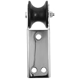 Robusto hardware marino: realizzato in acciaio inossidabile, questo supporto di ancoraggio è costruito per resistere alle condizioni marine più difficili, supporto fisso per ancora di prua, rullo di prua per rimorchio
