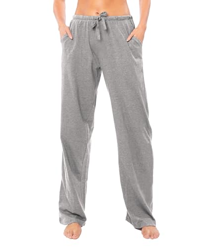 Sexy Basics Women's 3 Pack Soft Flex-Cotton Knit Pajama Pants/Lounge Pants/Sleep Pants2