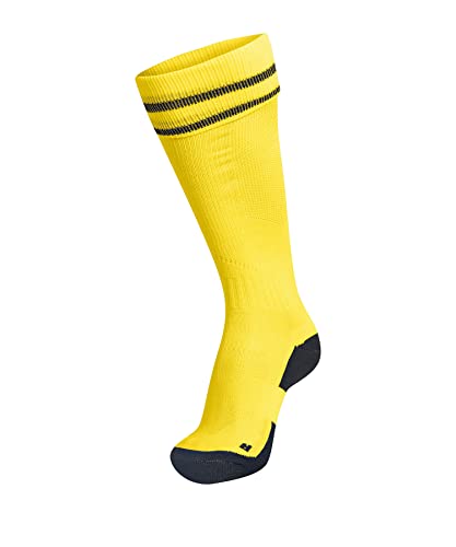 hummel - hummel Mixte Chaussettes de Football Element Chaussettes, Jaune/noir, 39-42 EU - -42%