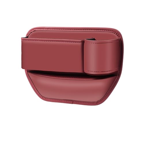 FSUUFVH Spazio per Riporre Gli Spazi Vuoti del Seggiolino Auto per Volkswagen VW Passat B9 2024 Organizzatore Riporre Le Fessure 'Auto Multifunzionali,Wine Red-Co-Pilot