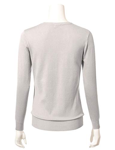 Image of Allsense Women's Long-Sleeve Crewneck Cardigan | Classic Button Down Sweater, Soft Fine Knit, Lightweight