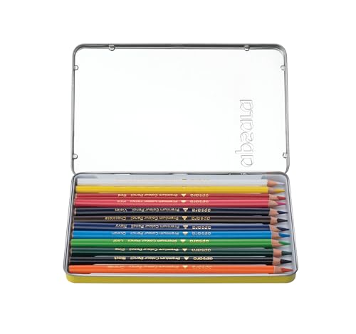 Image of Apsara 12 Full Size Premium Triangular Colour Pencil | Brilliant Colours | Hex Shape | Easy Grip | Superior Lead Quality | use for School, College & Artist Student | Pack of 1-12 Colour Pencils