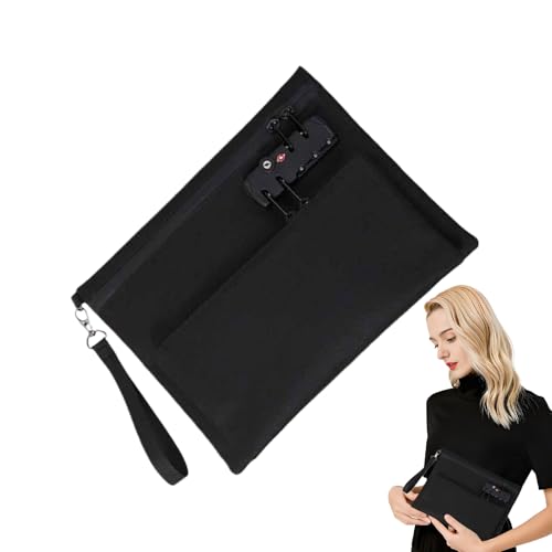 Sac à cadenas avec fermeture éclair et compartiment double couche - 7